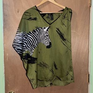 Zebra blouse